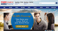 Desktop Screenshot of copemarine.com